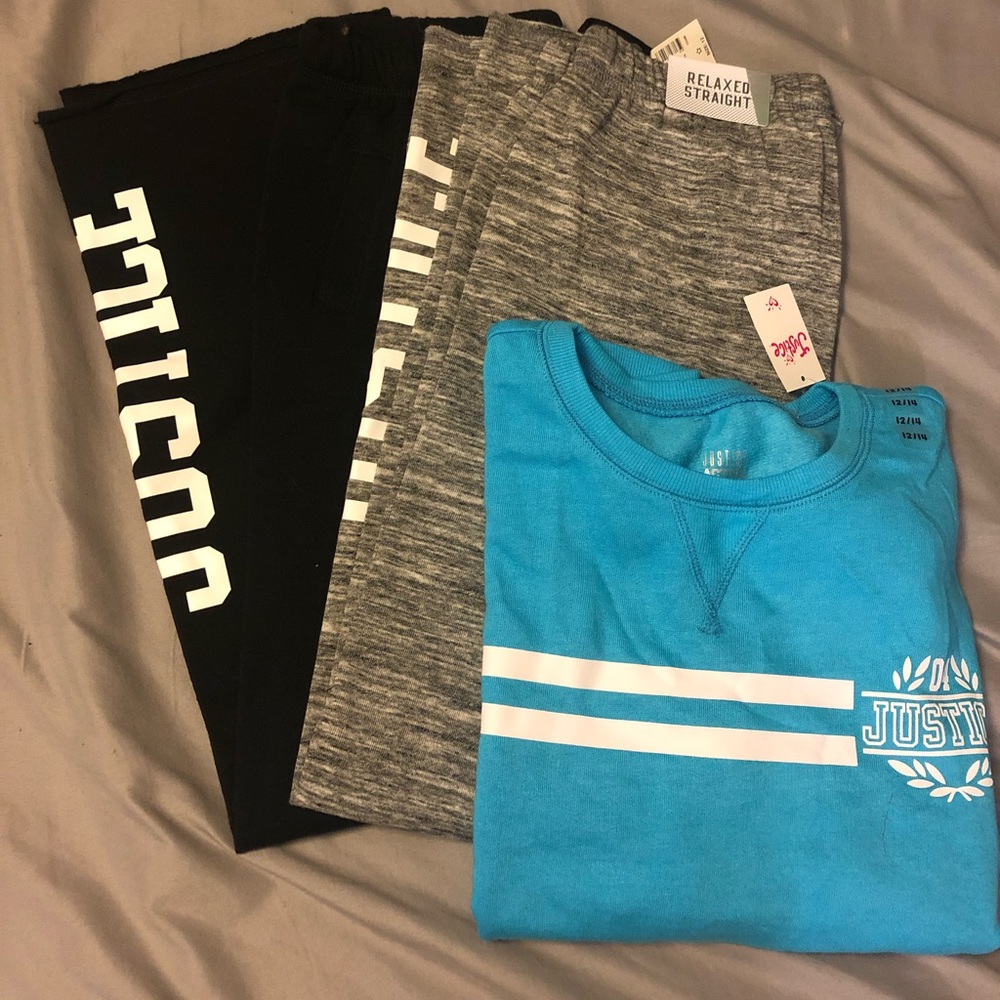Justice Athletic/Lounge Bundle - Girls